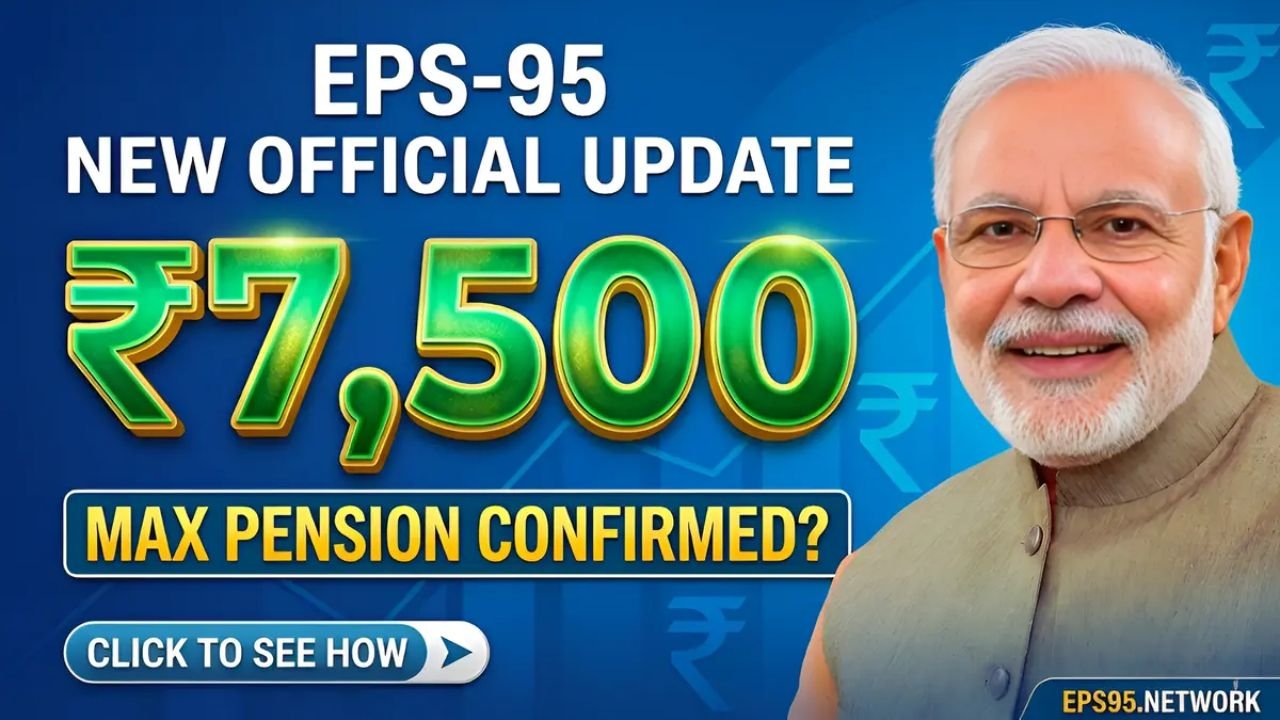 EPS-95 Pension 2026: Retirees Push for ₹7,500 Minimum Monthly Pension