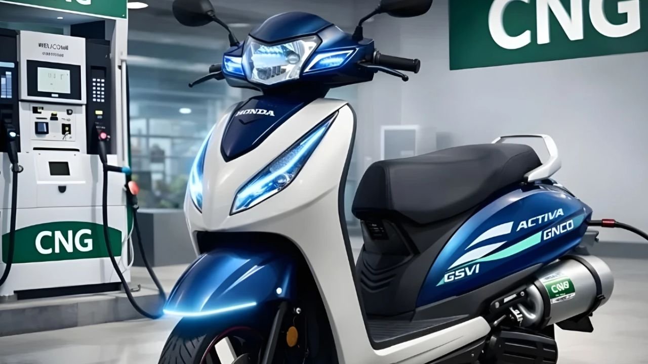 Honda Activa CNG 2026: 65 Km/kg माइलेज, डुअल-फ्यूल टेक्नोलॉजी और ₹1 लाख से कम में किफायती स्कूटर