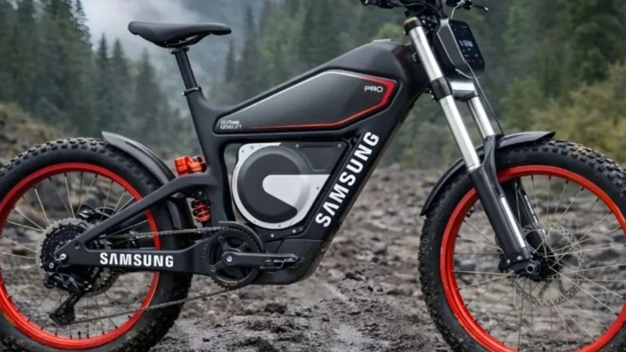 Samsung Electric Bicycle – 100KM रेंज और 45km/h स्पीड के साथ शहर के लिए स्मार्ट ई-बाइक
